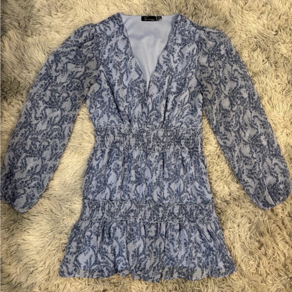 Blue Floral Dress